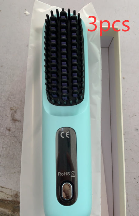 Hair Comb Hot Air Brush 2 In 1 Straight