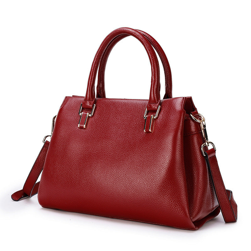 One-shoulder Crossbody Women's Leather Handbag