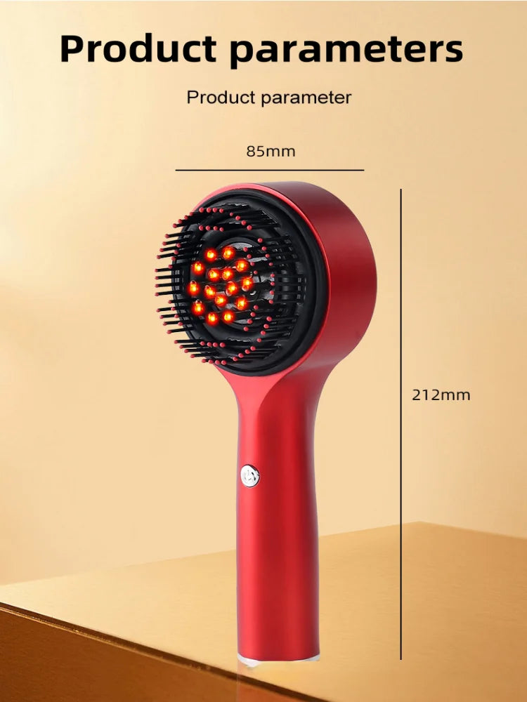 Women’s Red Light Power Generation Comb Hair Scalp Massage Styling Tool Electric Introduction Scalp Detection Easy Use