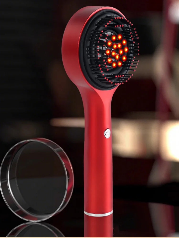Women’s Red Light Power Generation Comb Hair Scalp Massage Styling Tool Electric Introduction Scalp Detection Easy Use