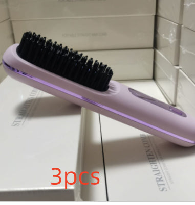 Hair Comb Hot Air Brush 2 In 1 Straight