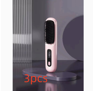 Hair Comb Hot Air Brush 2 In 1 Straight