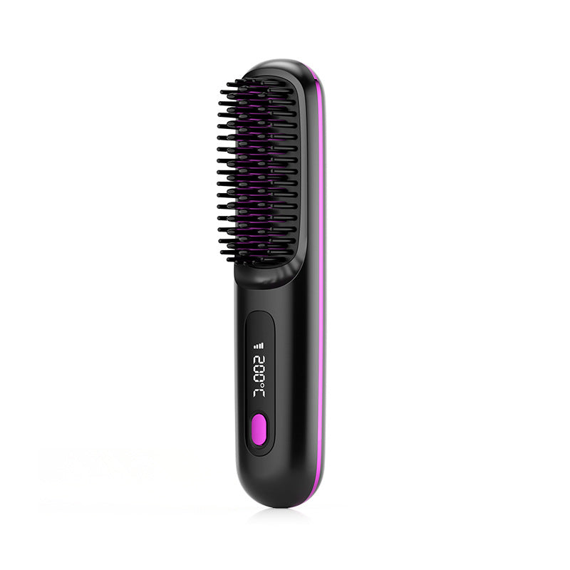 Hair Comb Hot Air Brush 2 In 1 Straight